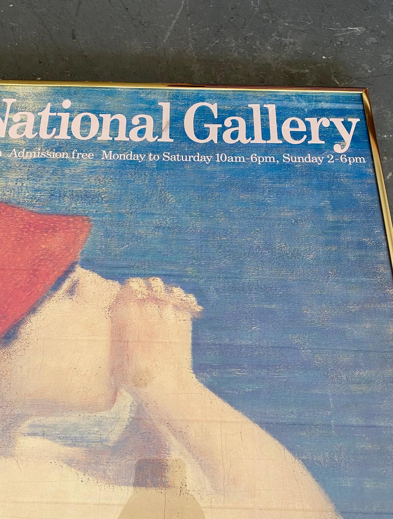 1970er Jahre Georges Seurat - Badende, Asnières - The National Gallery, London Druck  (Moderne) im Angebot
