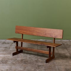 1970s Gerald McCabe Shedua Wood Bench by Eon Furniture, 60"