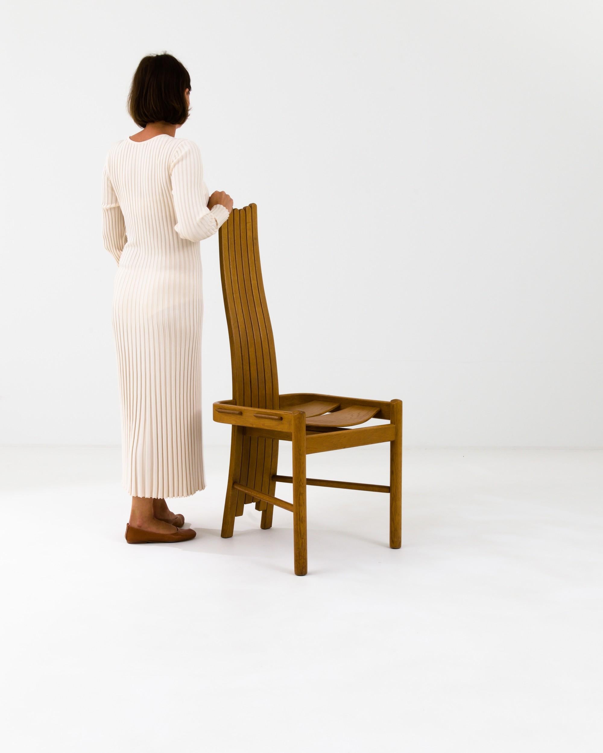 Mid-Century Modern 1970s German Brutalist Chair by Allmilmö For Sale