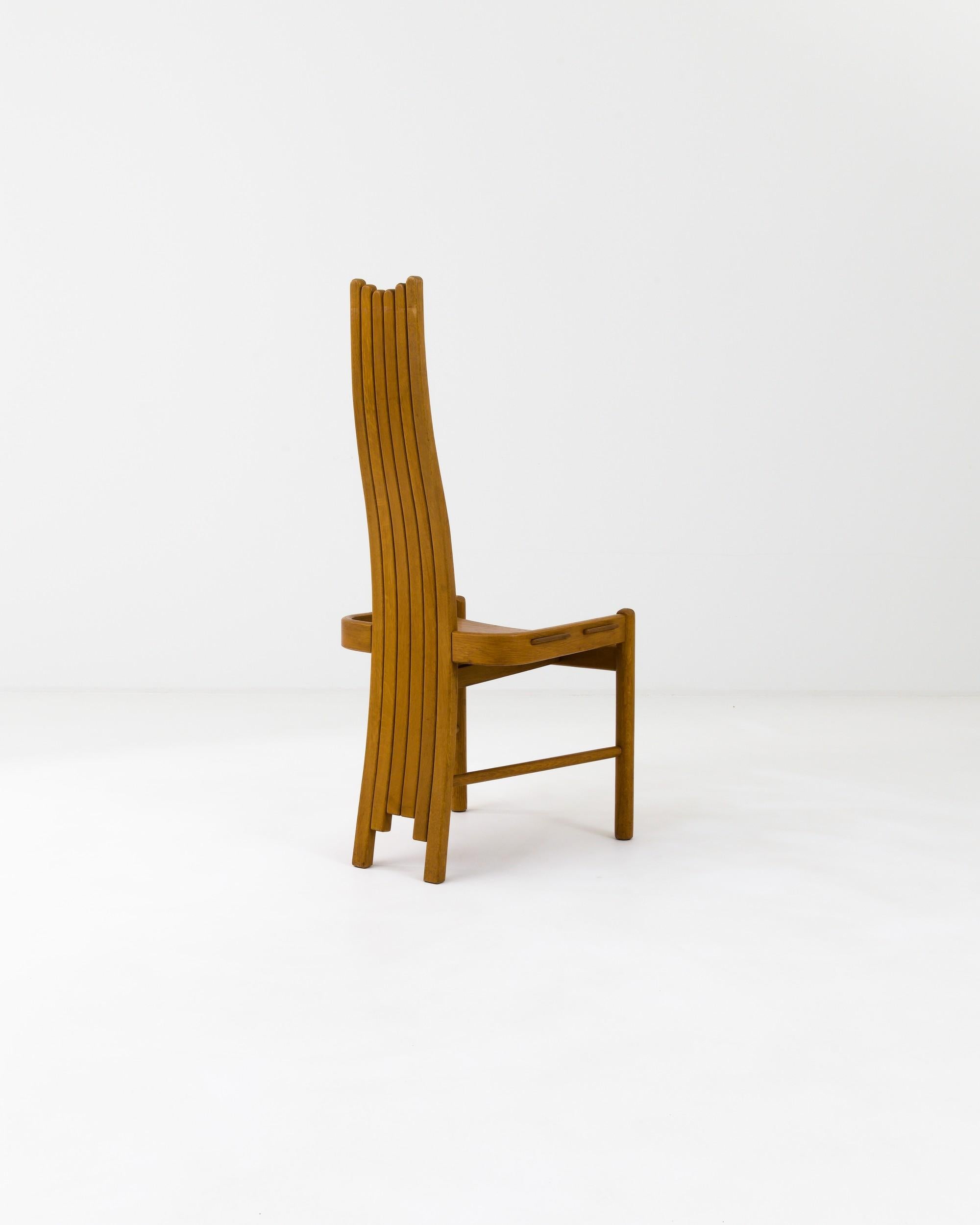 Late 20th Century 1970s German Brutalist Chair by Allmilmö For Sale