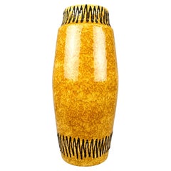 Vintage 1970's German Ceramic Floor Vase