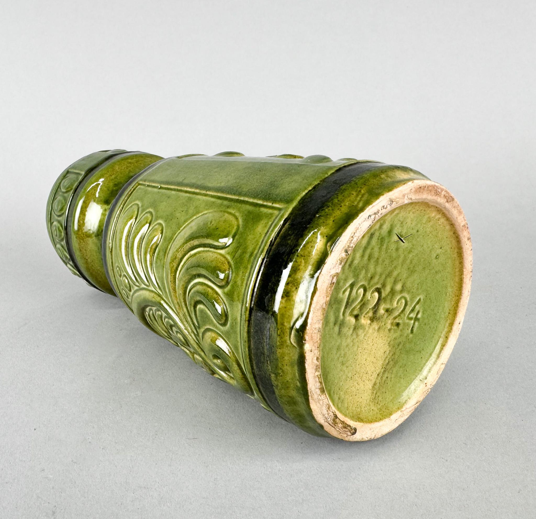 Smaltato Vaso in ceramica tedesca degli anni '70 in vendita