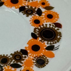 1970s German Floral Coffee Service by Thomas Rosenthal in Porcelain