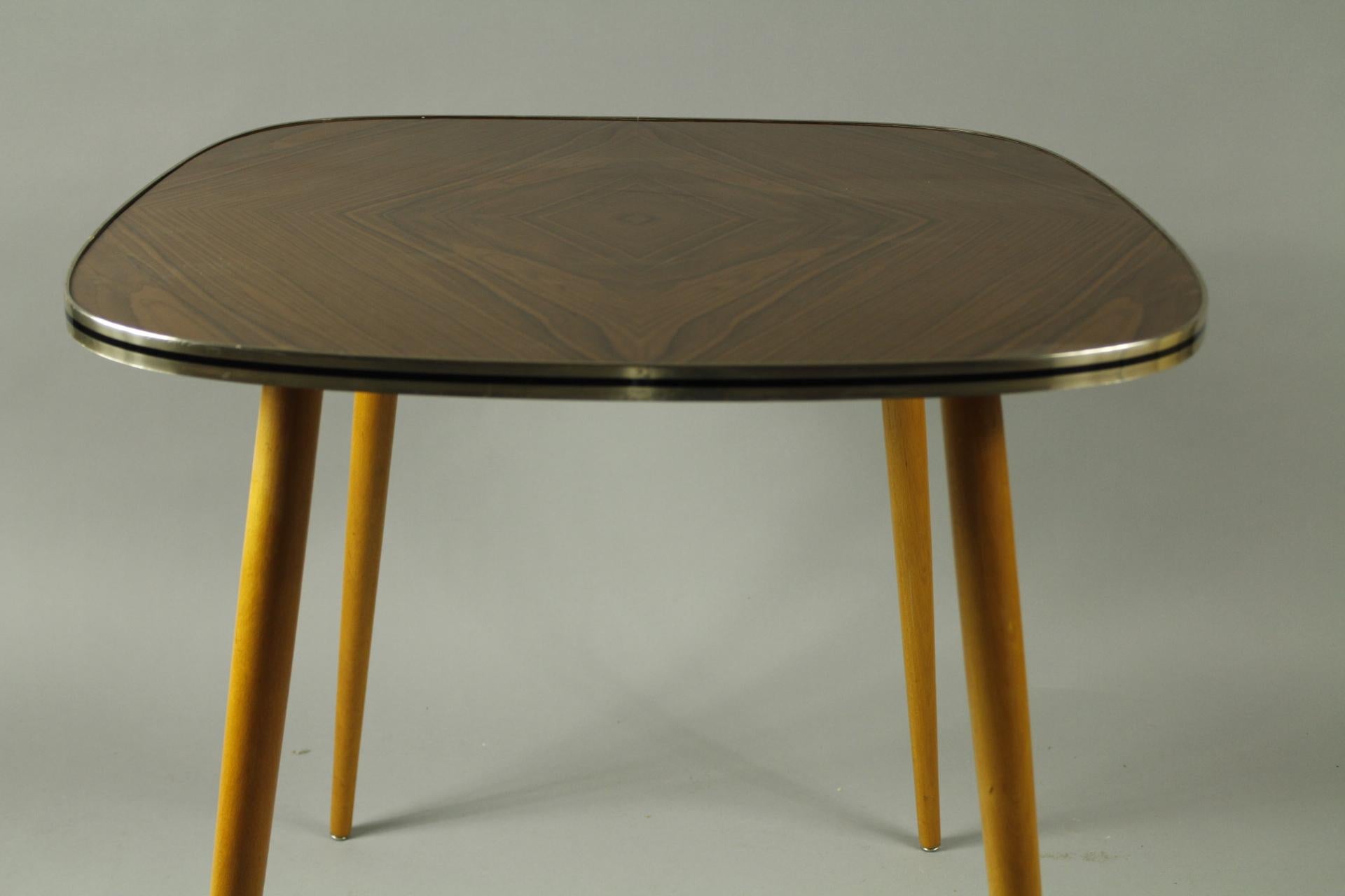 Mid-Century Modern 1970s German Formica Coffee Table For Sale