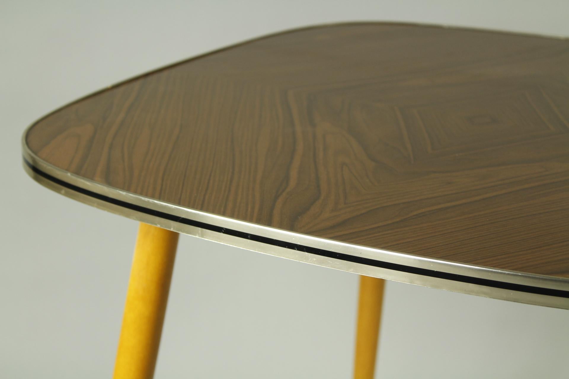 20th Century 1970s German Formica Coffee Table For Sale