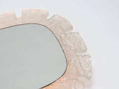 1970s German Lucite Illuminated Mirror