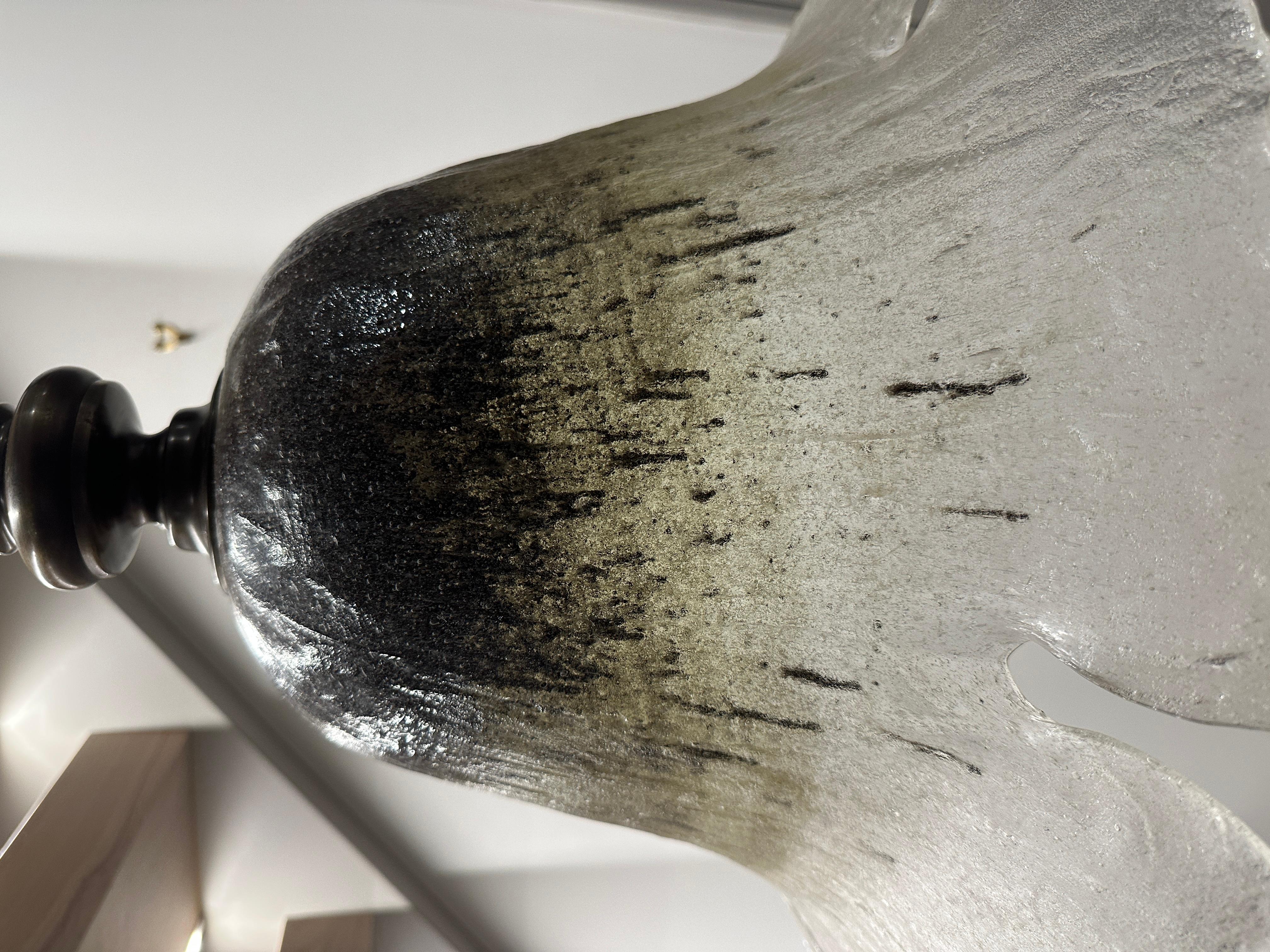 Suspension à fleurs en verre et laiton Peill & Putzler, Allemagne, années 1970 en vente 6