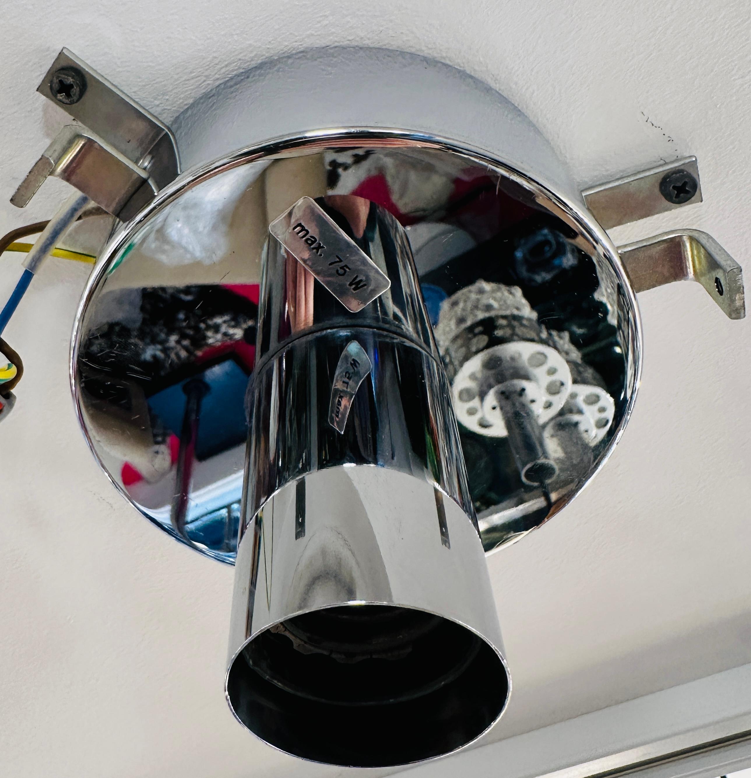 Lampe encastrée allemande Peill & Putzler des années 1970 en vente 2