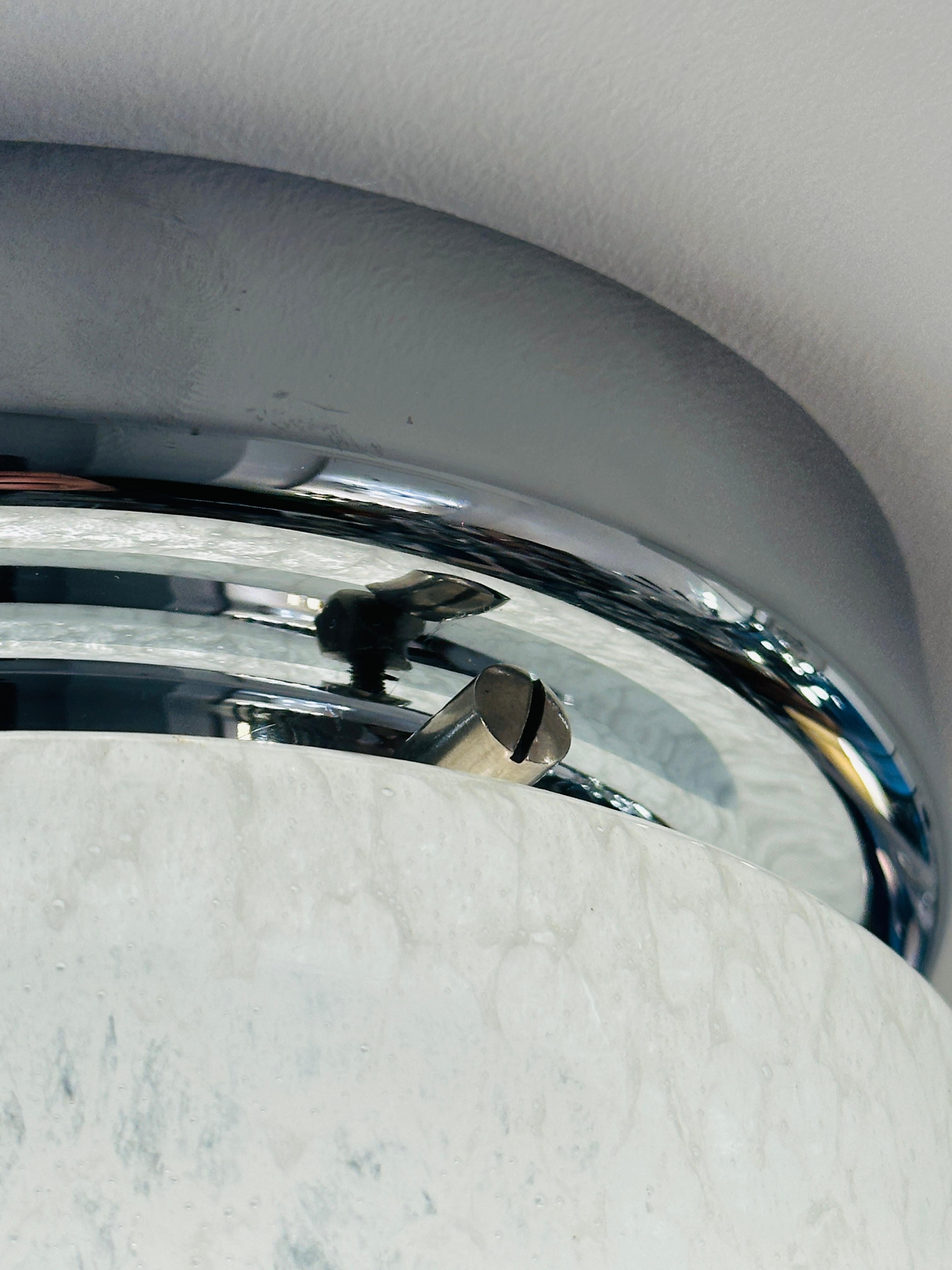 Métal Lampe encastrée allemande Peill & Putzler des années 1970 en vente