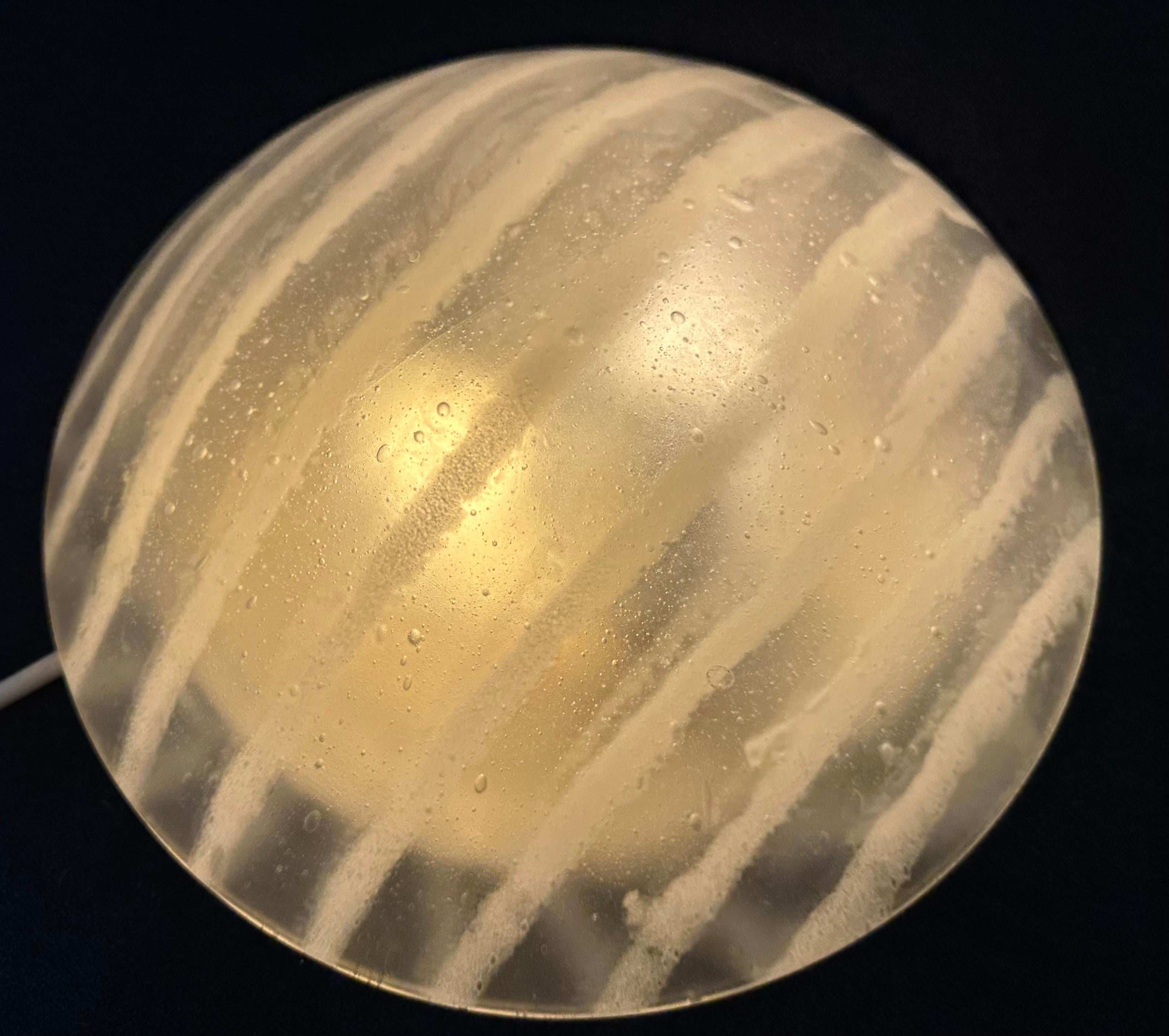 Métal Applique murale ou encastrée allemande Peill & Putzler de l'ère spatiale des années 1970 en vente