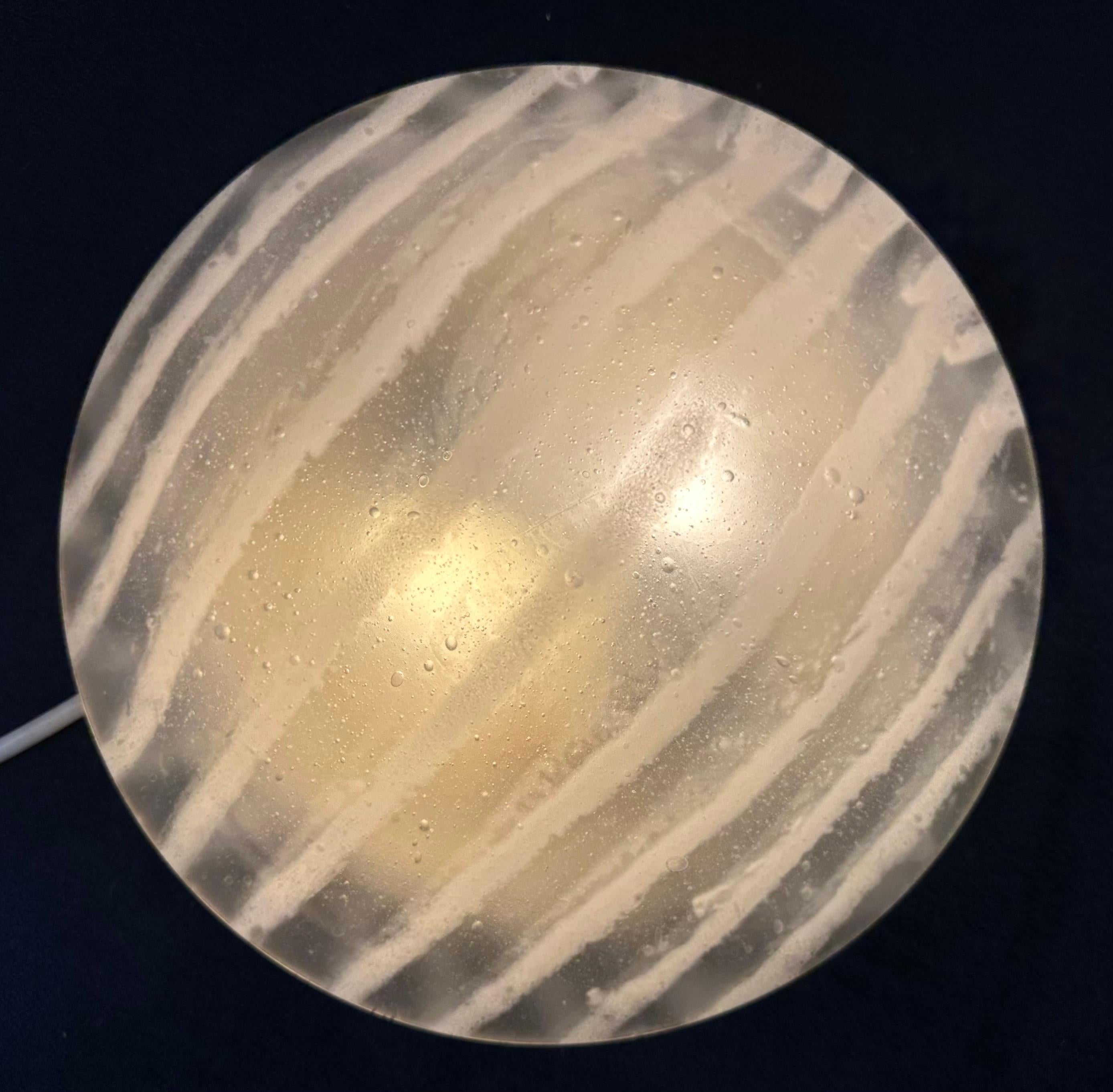 Applique murale ou encastrée allemande Peill & Putzler de l'ère spatiale des années 1970 en vente 1