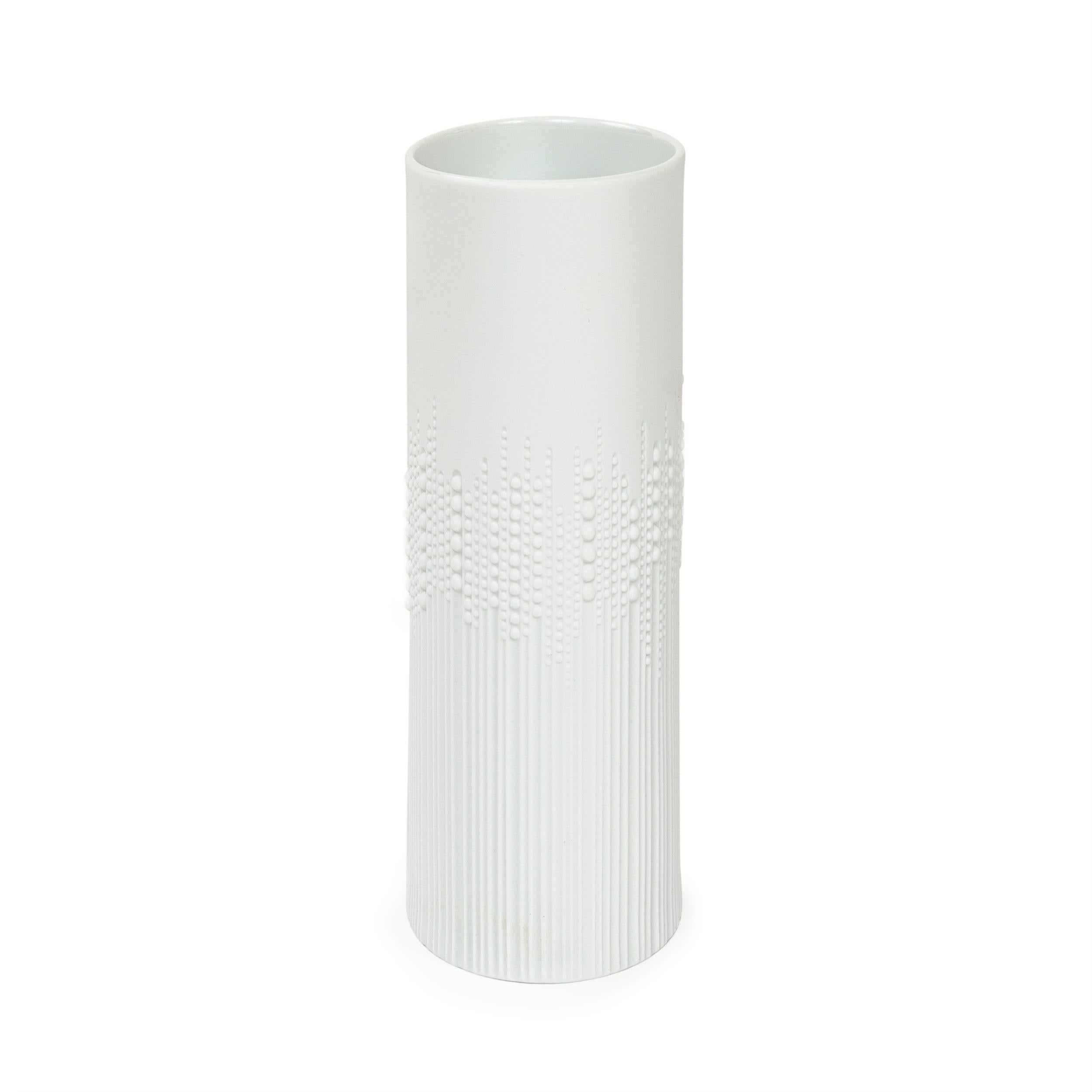1970s German Porcelain Vase by Tapio Wirkkala for Rosenthal In Good Condition In Sagaponack, NY