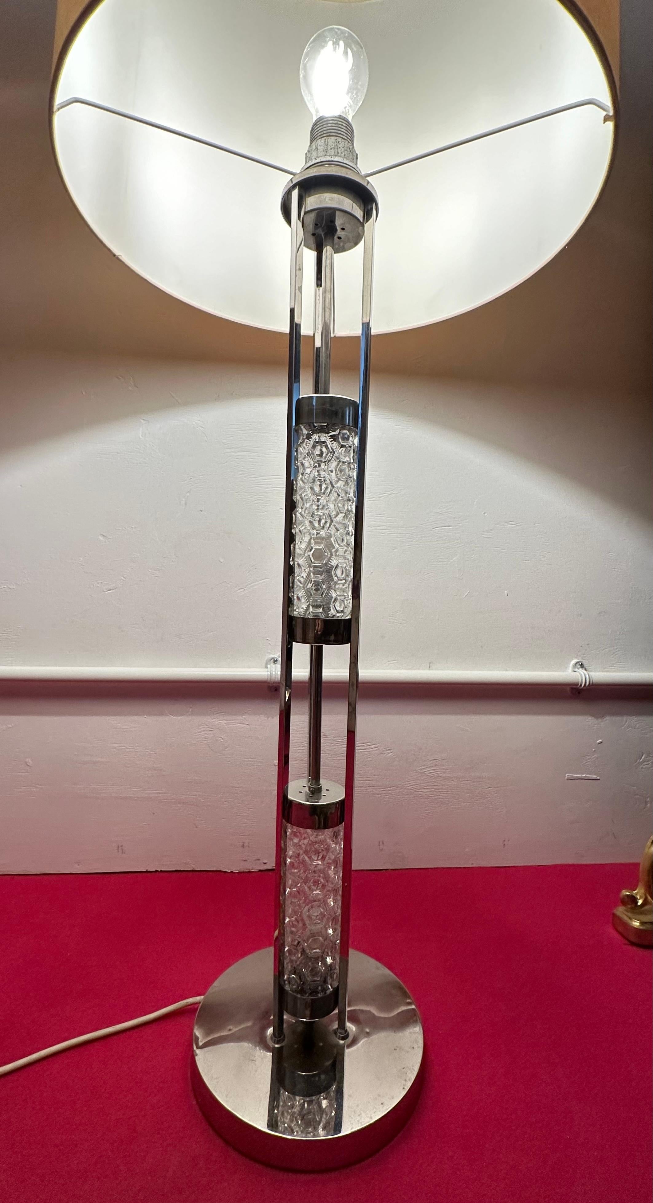 1970s German Richard Essig for Besigheim Illuminated Floor or Table Lamp For Sale 3