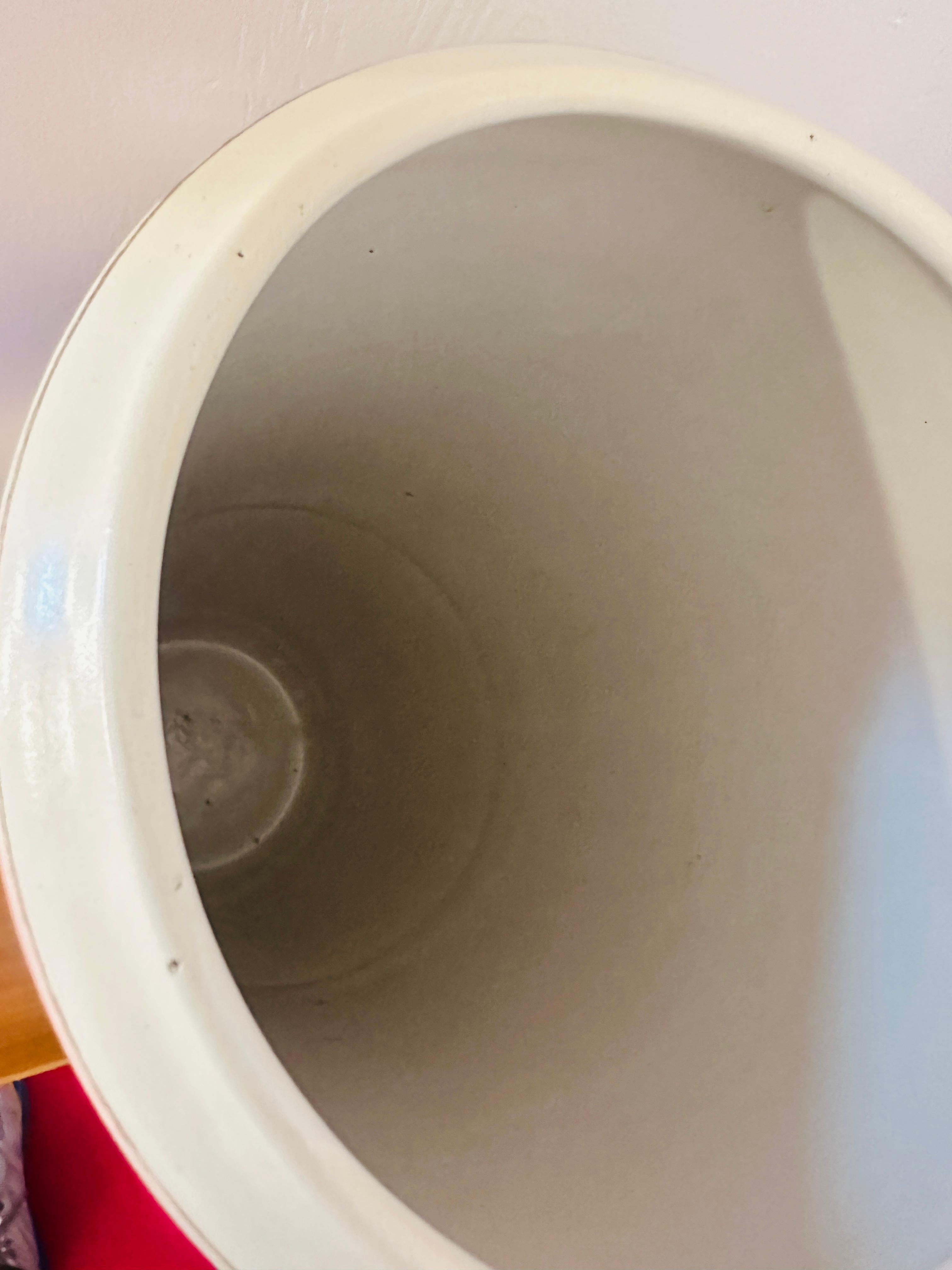 Vaso in ceramica a strisce di lava grassa Scheurich Keramik degli anni '70 n. 553 52 in vendita 11