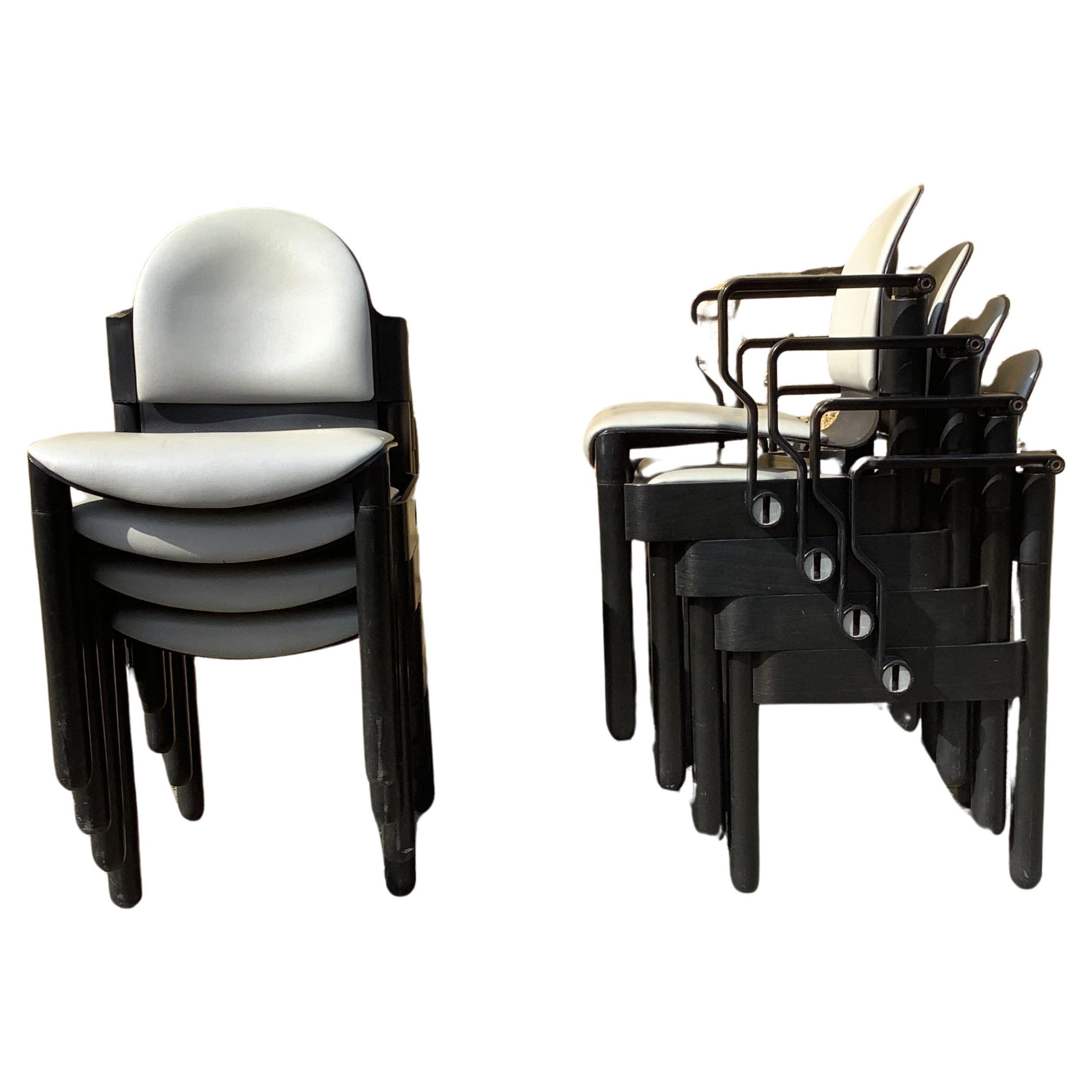 1970’s German set of chairs by Gerd Lange For Sale