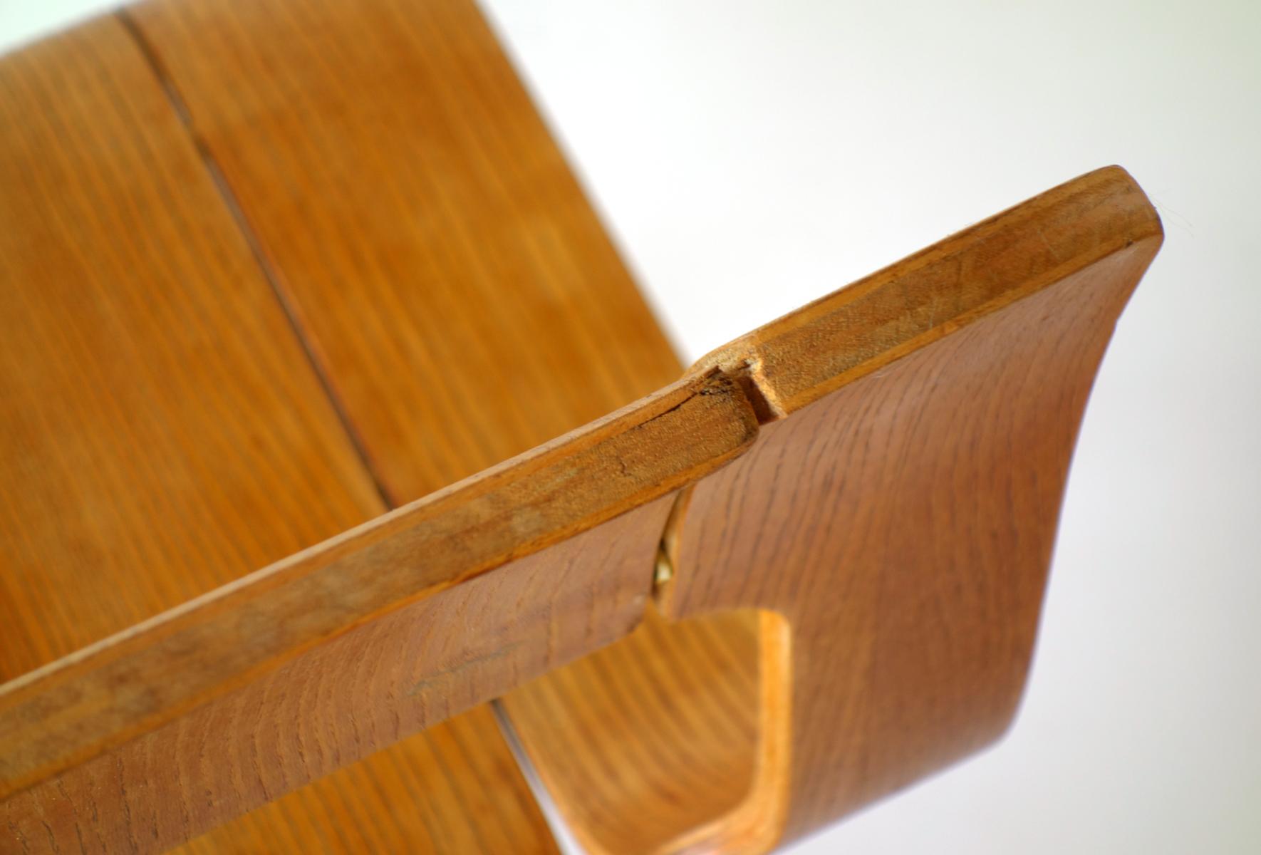 Plywood 1970s Gigi Sabadin Stilwood Italian Design Playwood Chair, Set of 4 For Sale