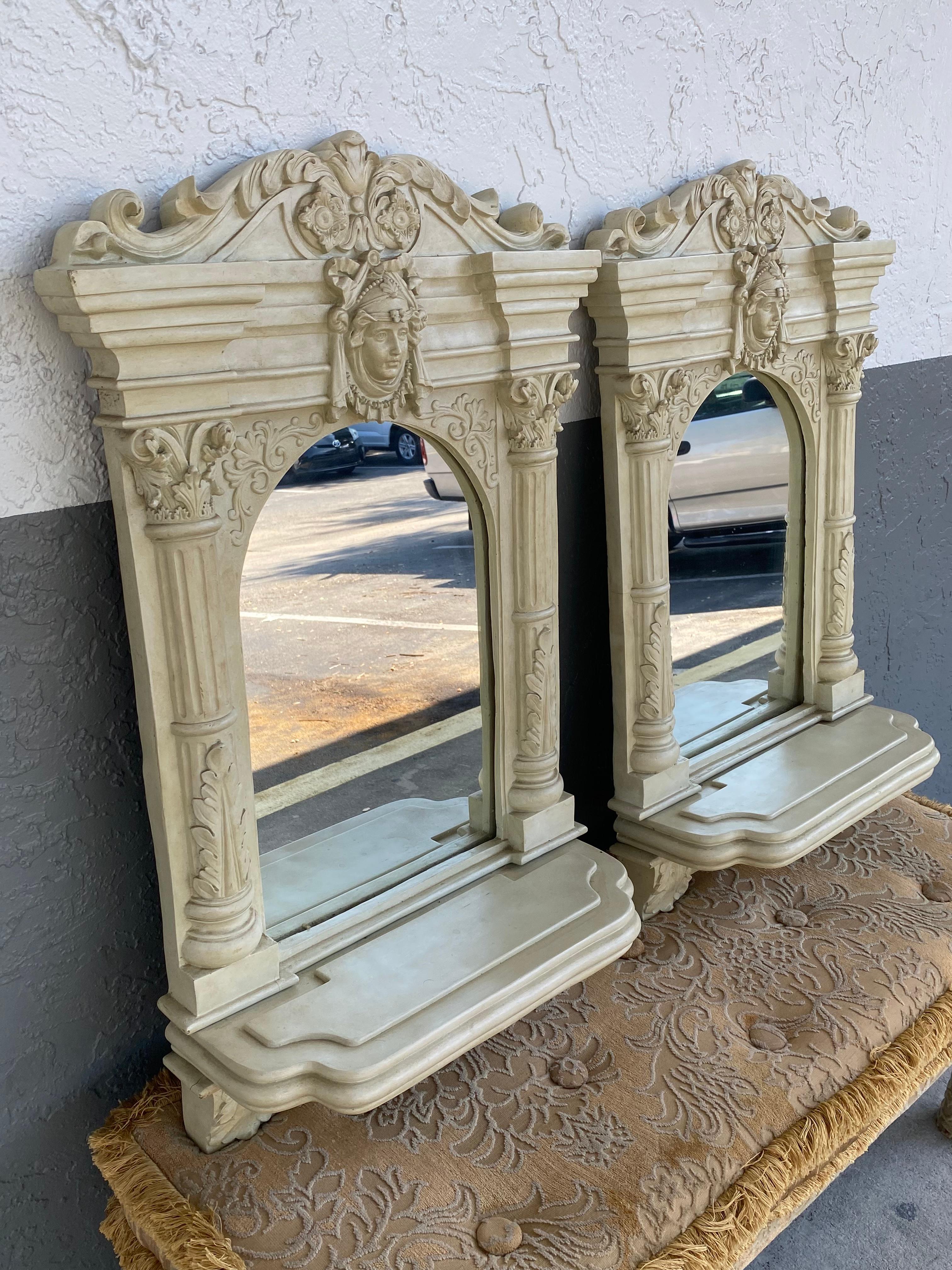 On offer on this occasion is one of the most stunning wall mirrors you could hope to find. This is an ultra-rare opportunity to acquire what is, unequivocally, the best of the best, it being a most spectacular and beautifully presented mirrors.