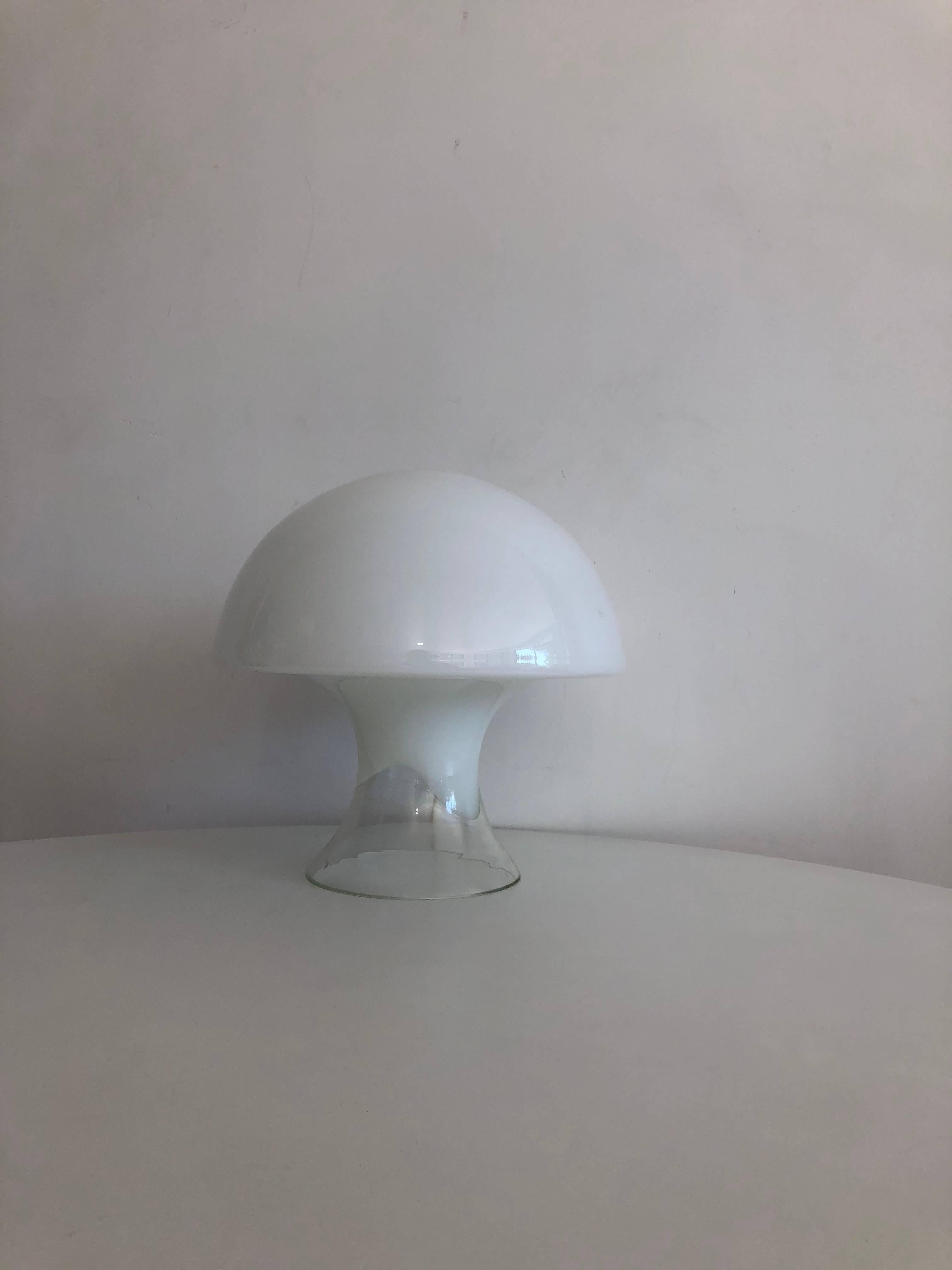 1970s Gino Vistosi Murano Glass Mushroom Lamp 1
