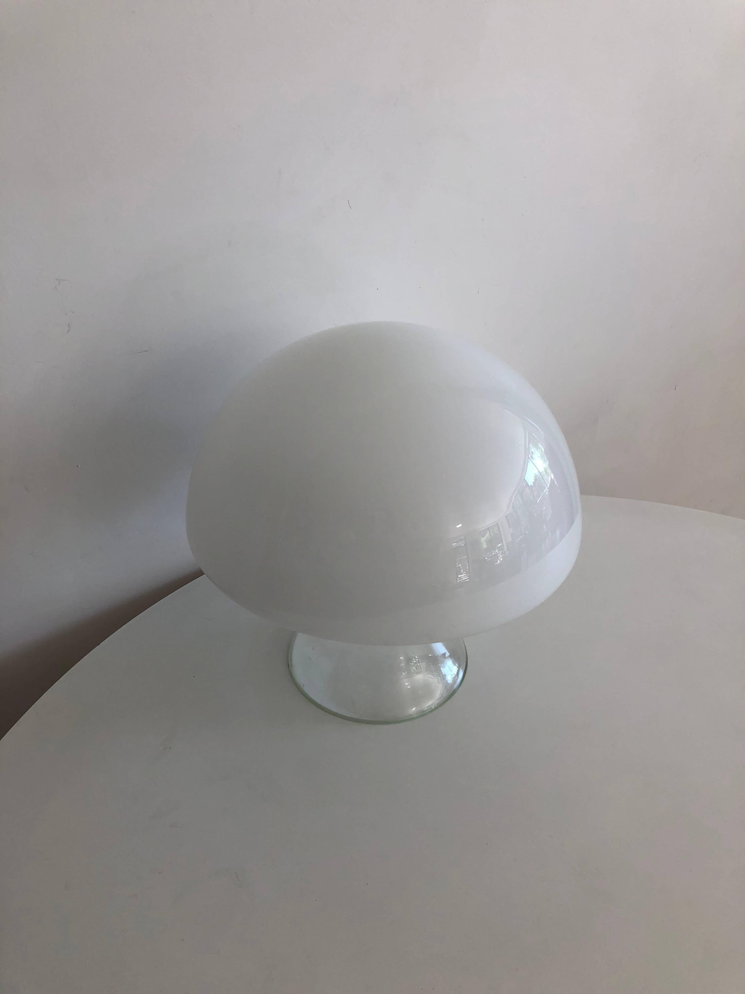 1970s Gino Vistosi Murano Glass Mushroom Lamp 2