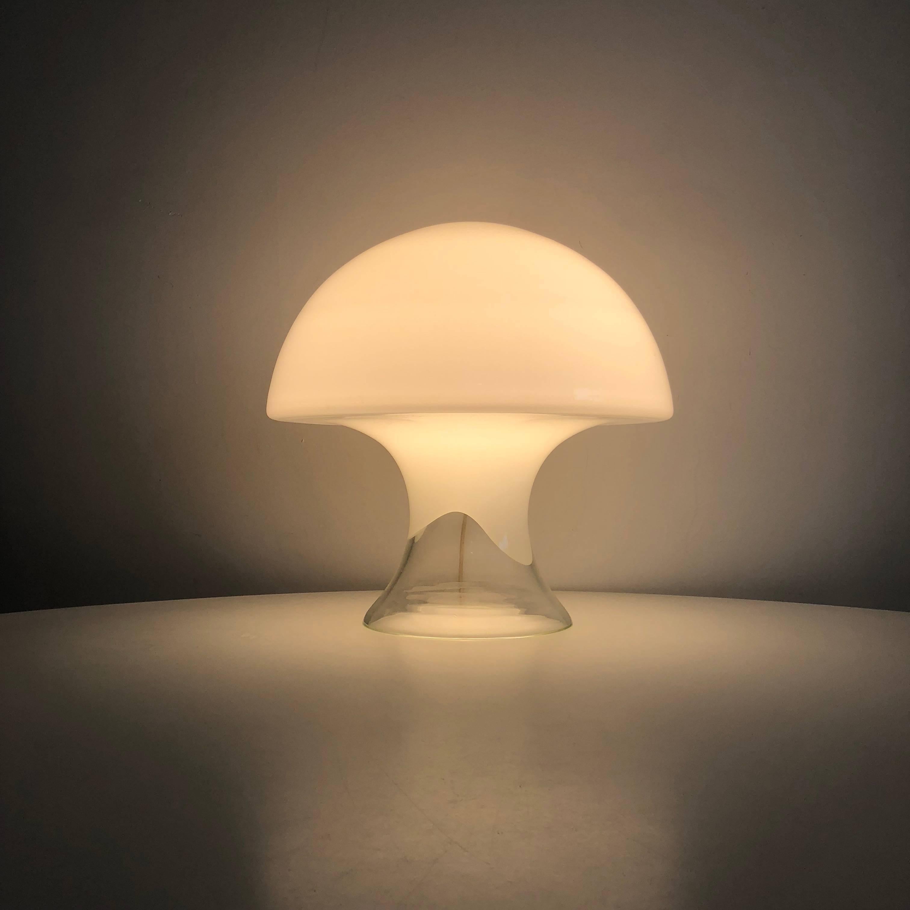 1970s Gino Vistosi Murano Glass Mushroom Lamp 3
