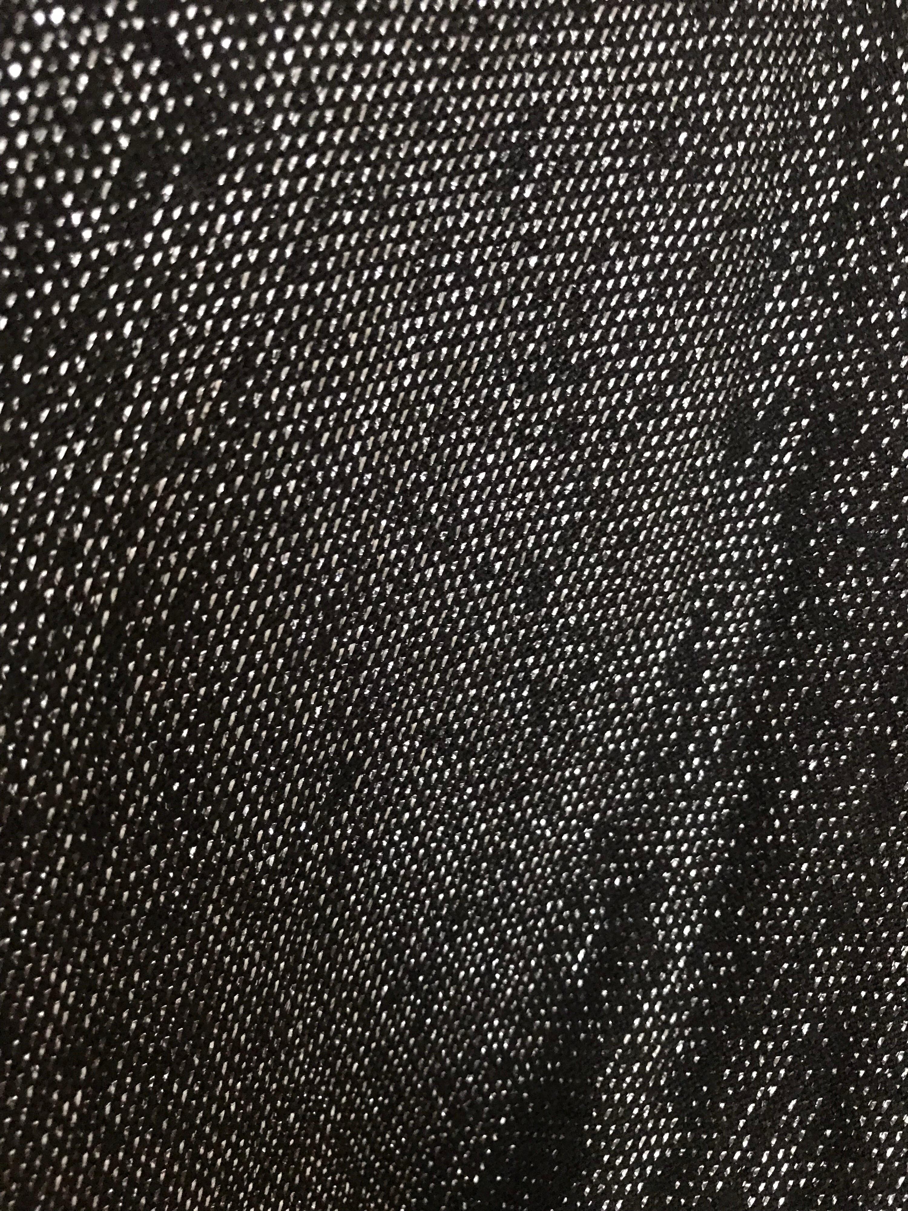 1970s Giorgio di Sant Angelo Black Metallic  Knit jersey Dress 4