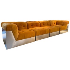 1970er Giorgio Montani Sofa für Souplina