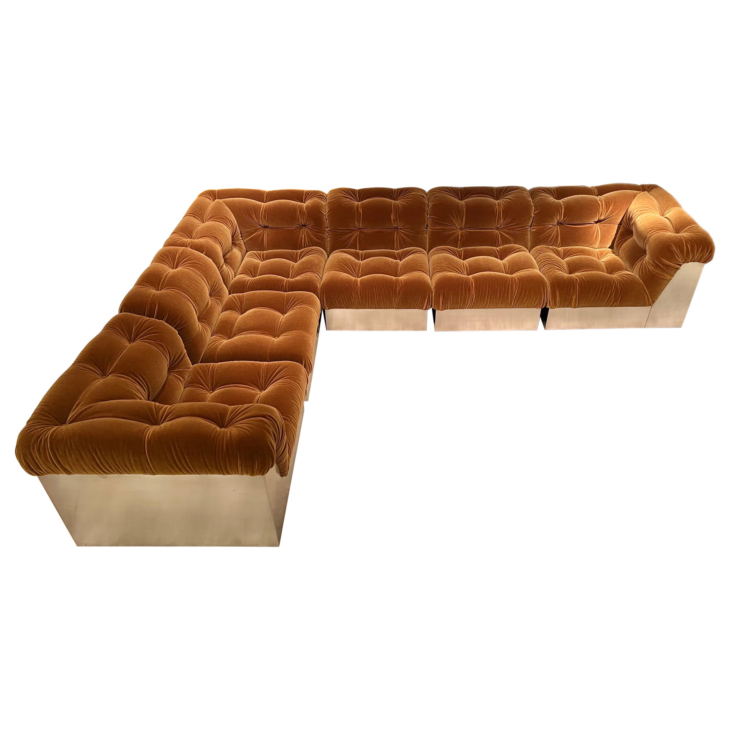 1970s Giorgio Montani Sofa for Souplina
