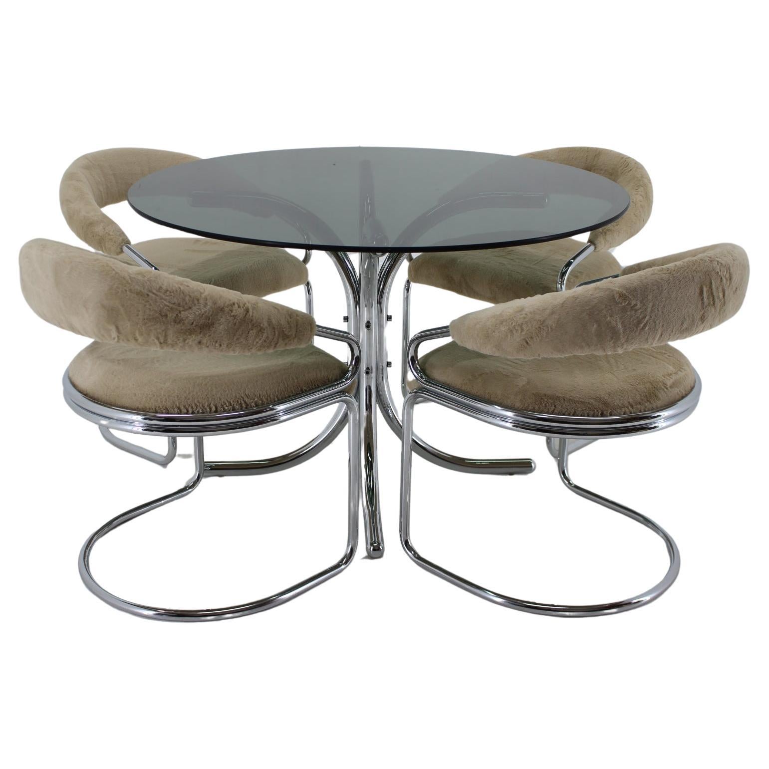 1970s Giotto Stoppino Dining Room Set, Italy