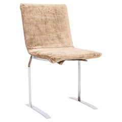 1970s Giovanni Offredi for Saporiti Italia Dining Chair in Beige Fabric