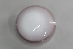 Lámpara de techo de cristal de los años 70, Italia