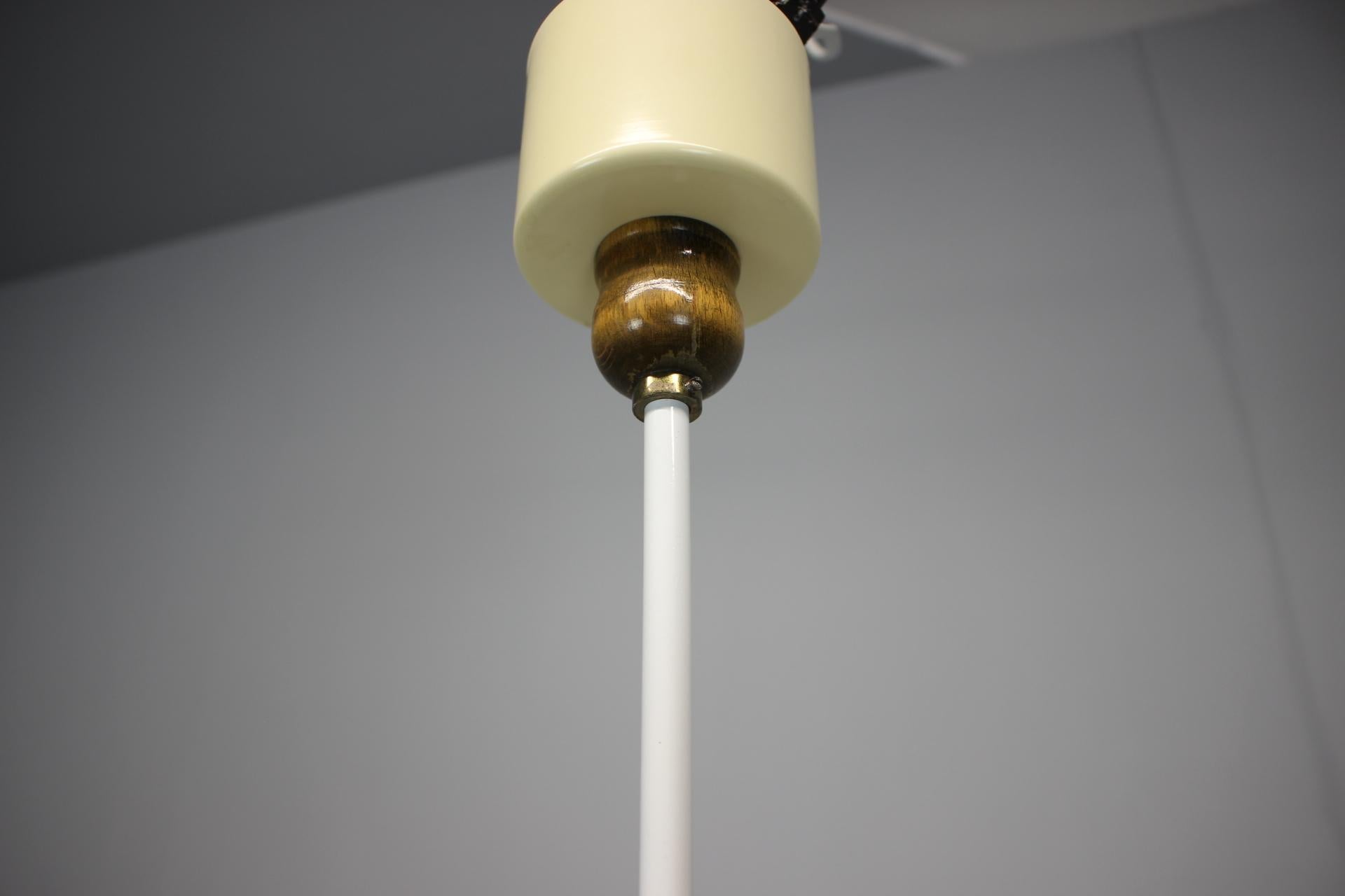 Lampadario in vetro anni '70, Cecoslovacchia in vendita 1