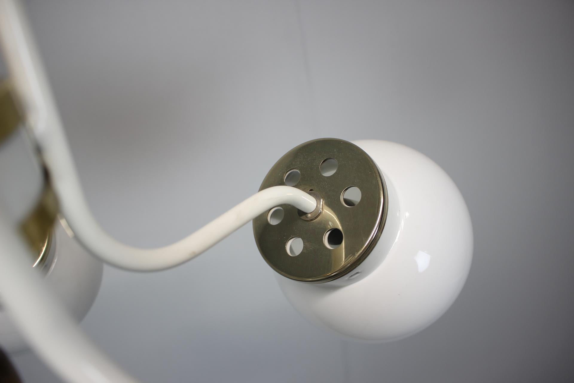 Lampadario in vetro anni '70, Cecoslovacchia in vendita 2