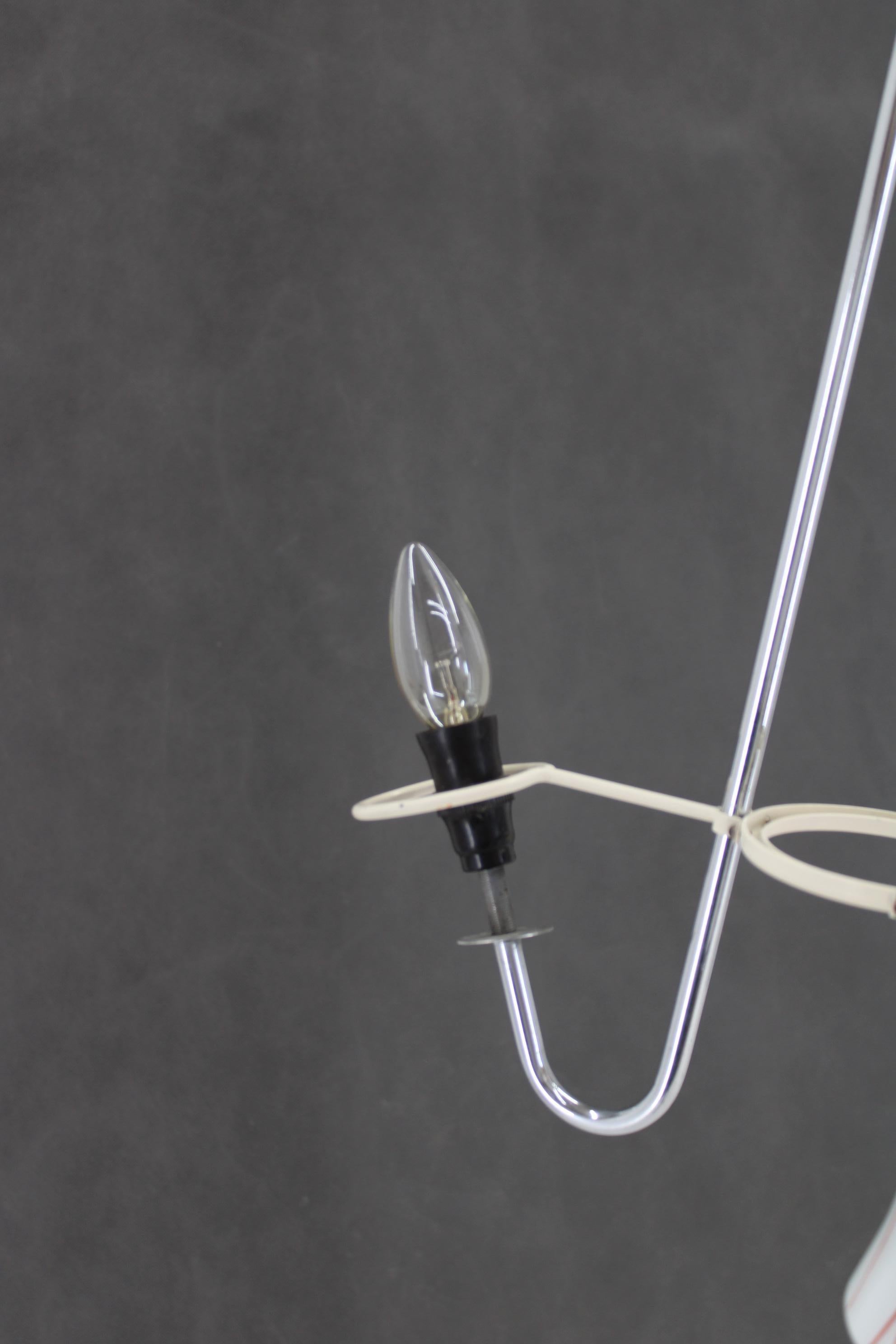 1970s Glass Chandelier , Czechoslovakia For Sale 3