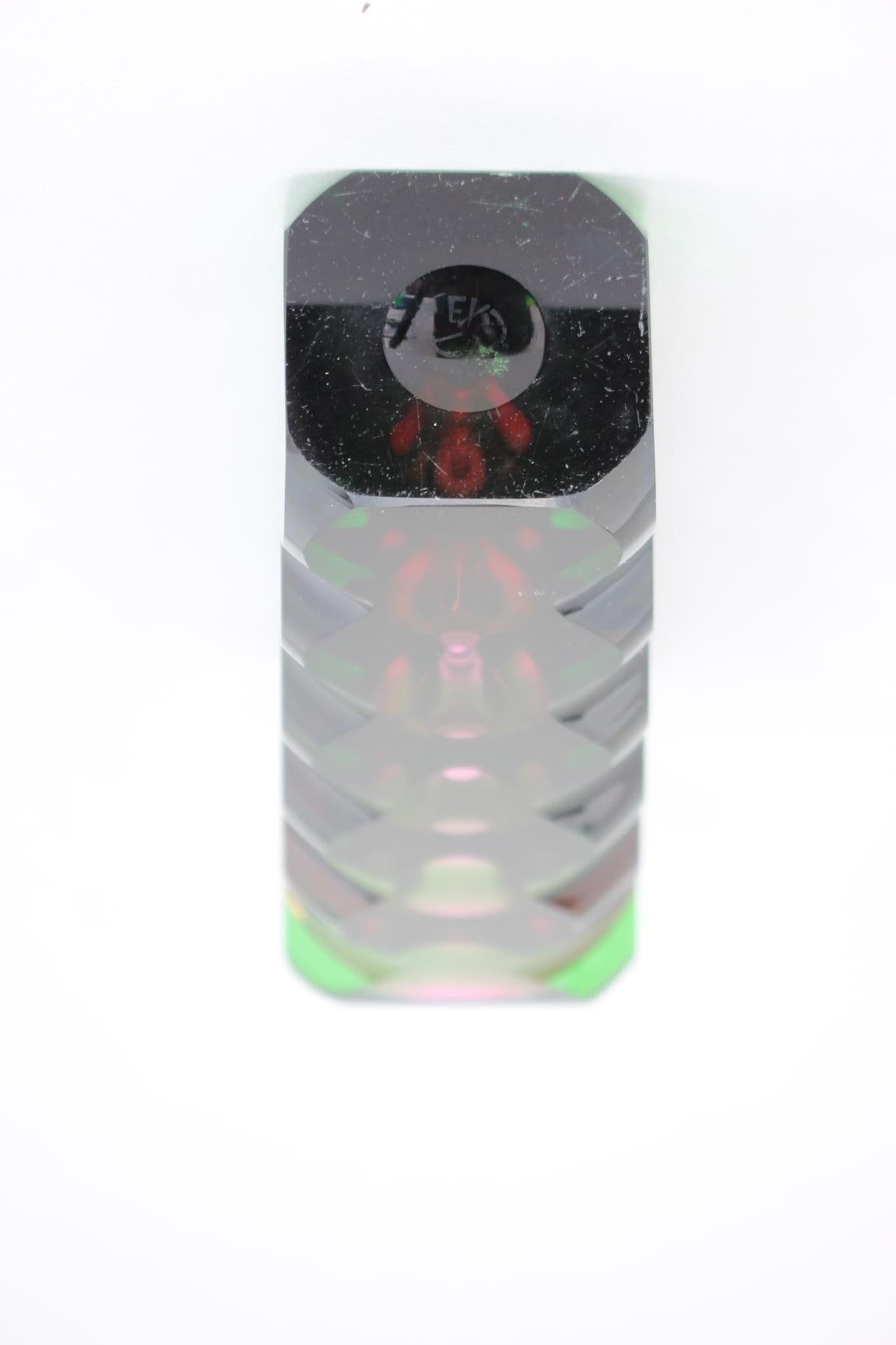 Late 20th Century 1970s Glass Design Vase by Oldrich Lipsky, Czechoslovakia
