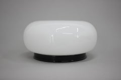 1970s Glass Flush Mount Light Czechoslovakia, Up to 22 Pieces