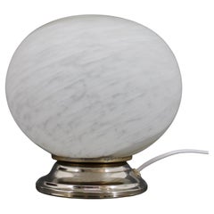 Lampada da tavolo a globo di vetro "Venice Hand Made" degli anni '70, Italia