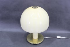 1970s Glass Mushroom Table Lamp, Italy