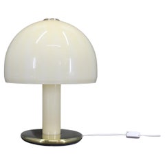 1970s Glass Mushroom Table Lamp, Italy