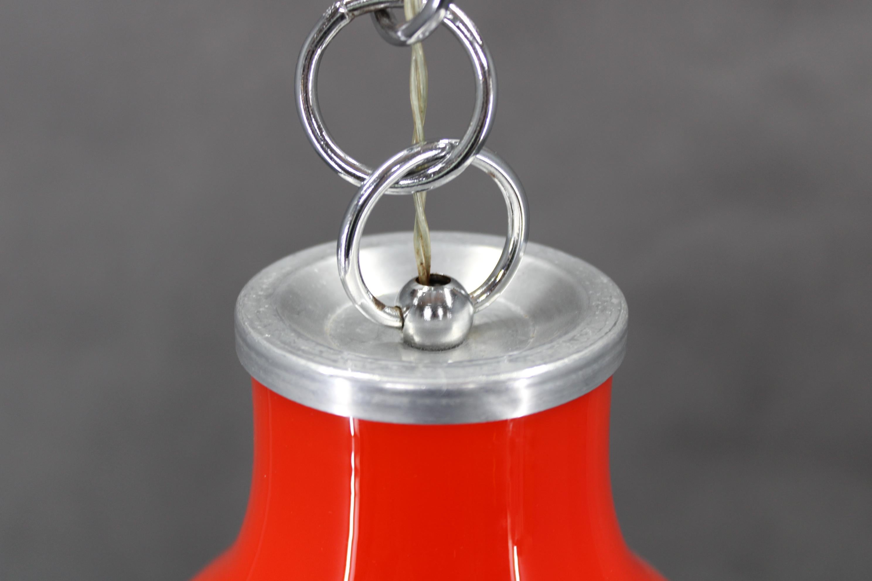 1970s Glass Pendant , Italy In Good Condition For Sale In Praha, CZ