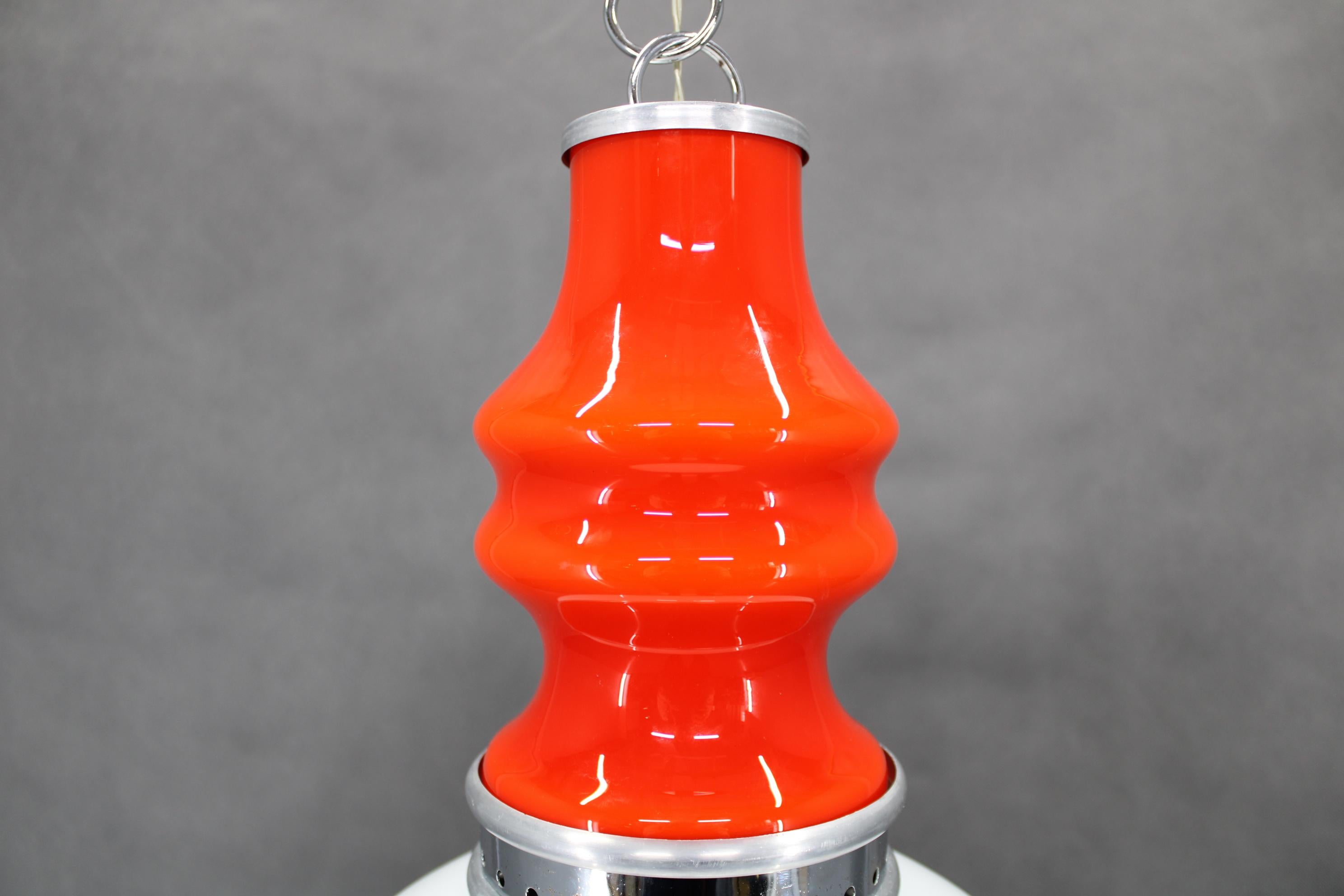 1970s Glass Pendant , Italy For Sale 1