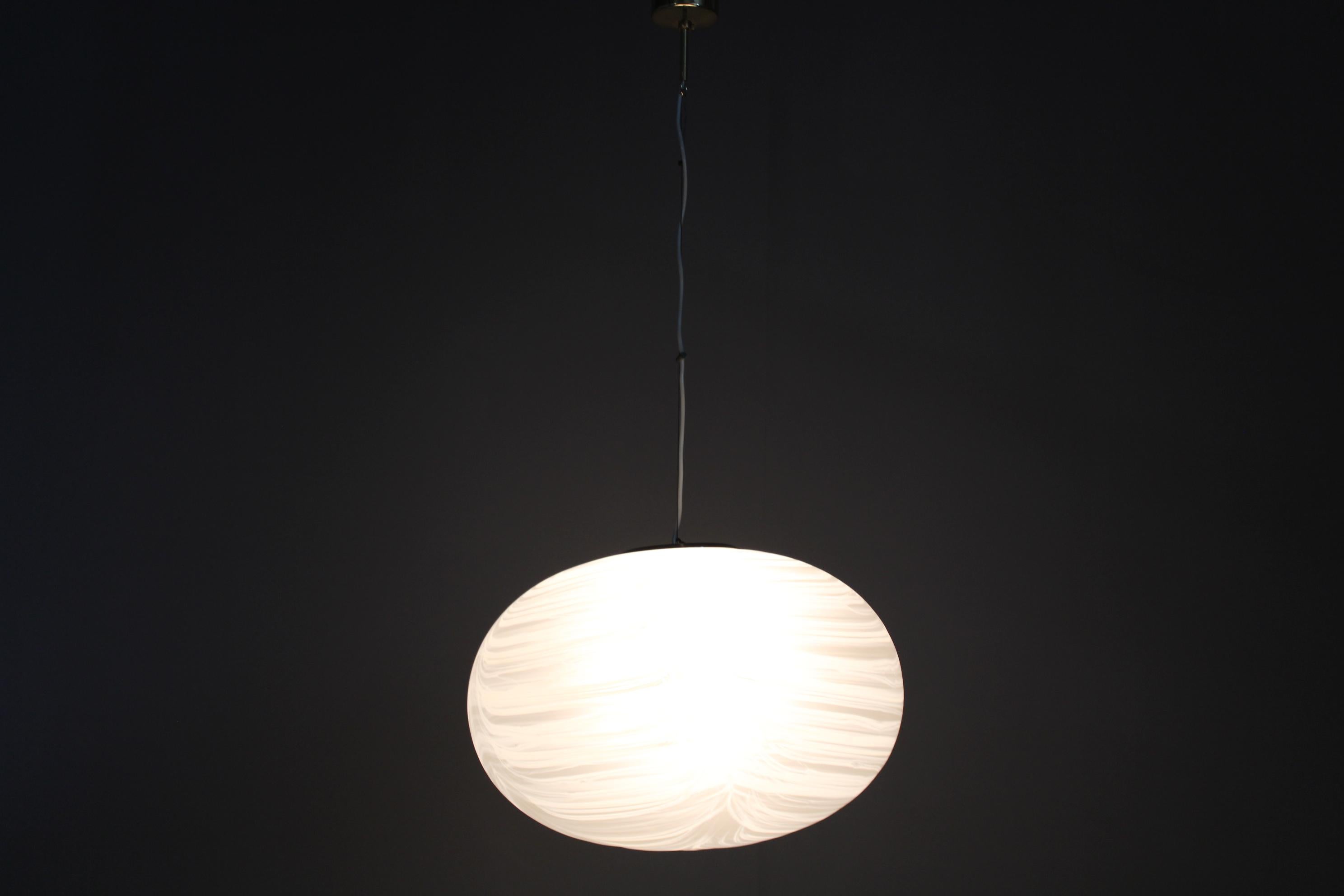 1970s Glass Pendant, Italy For Sale 1