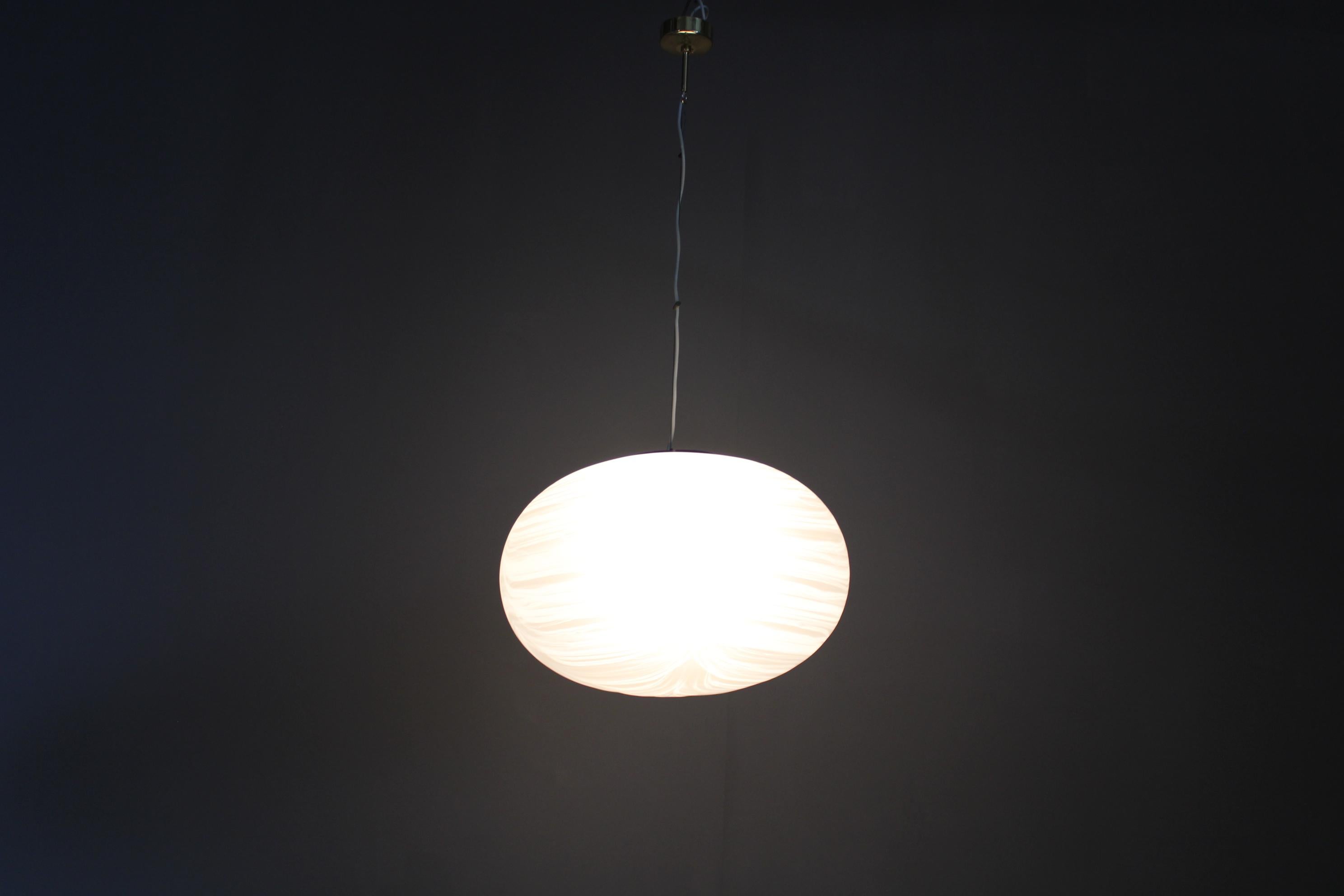 1970s Glass Pendant, Italy For Sale 2