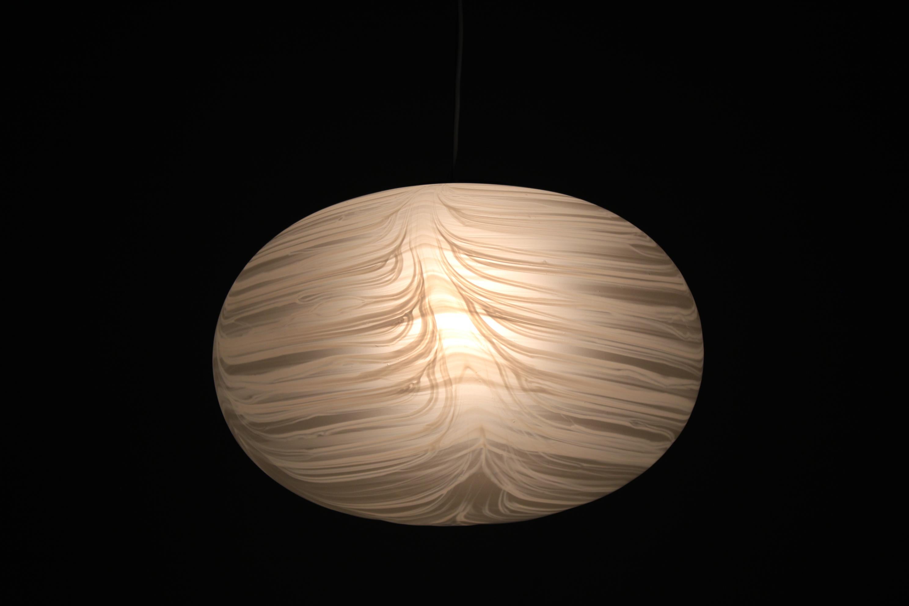 1970s Glass Pendant, Italy For Sale 3