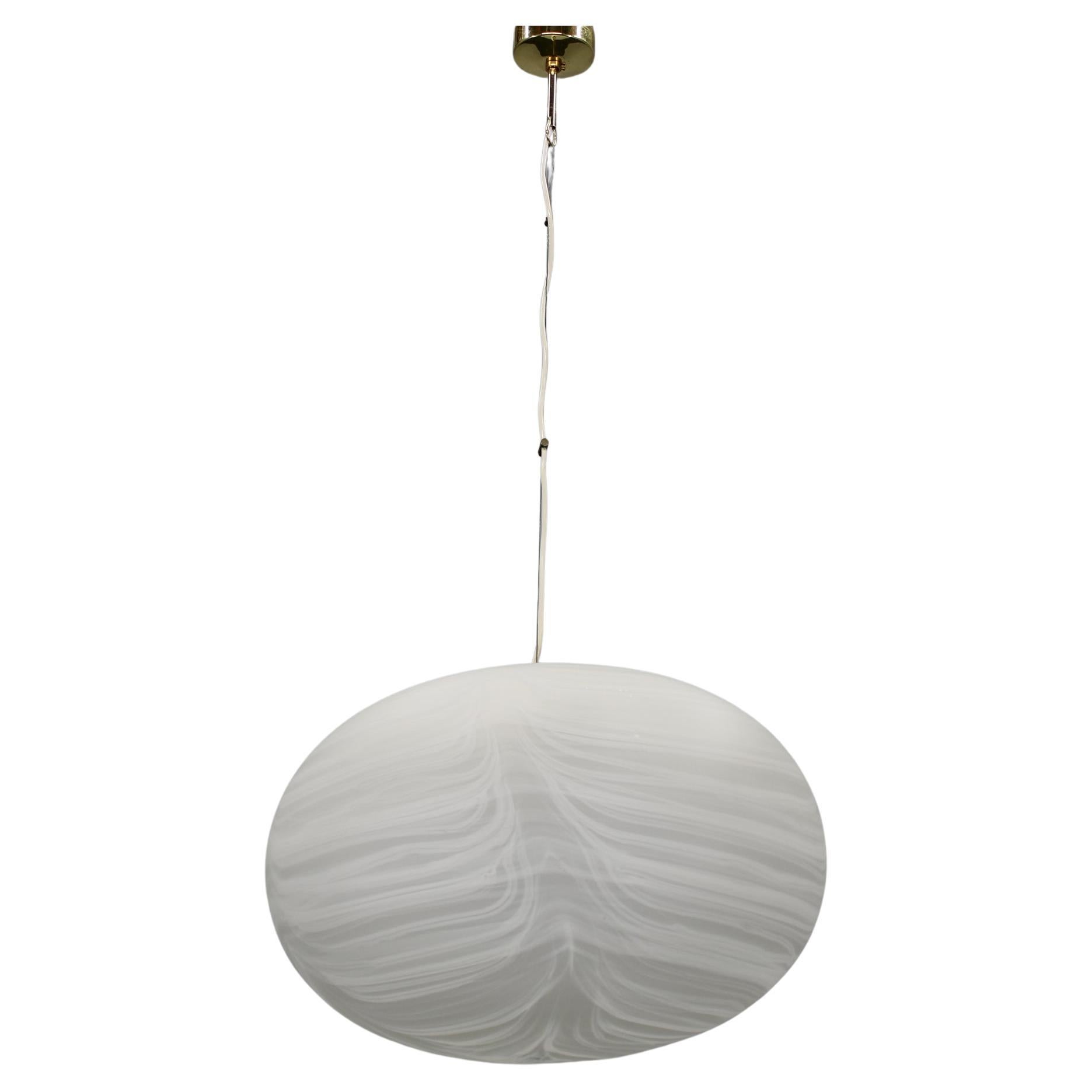1970s Glass Pendant, Italy