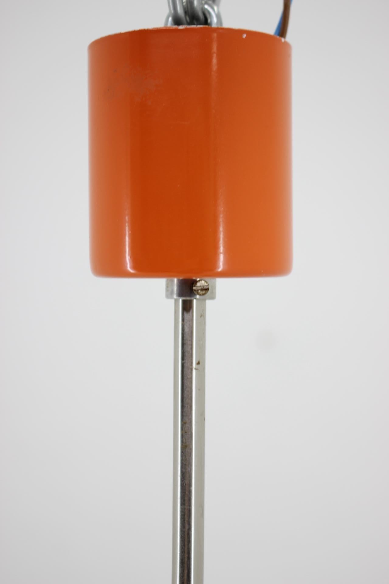 Late 20th Century 1970s Glass Pendant Lamp by Kamenicky Senov, Czechoslovakia For Sale