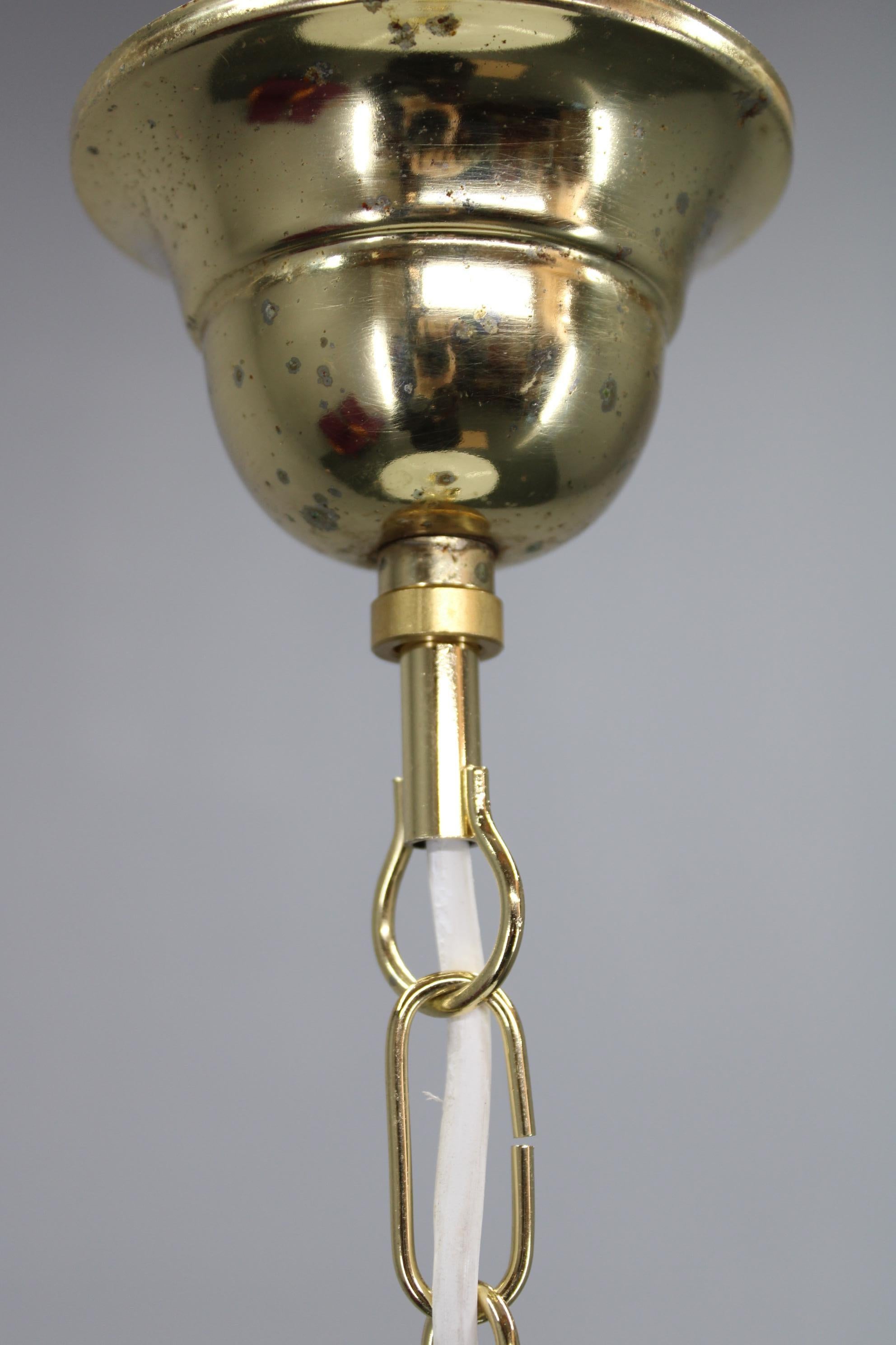 1970s Glass Pendant light By Venice Glass, Italy For Sale 2