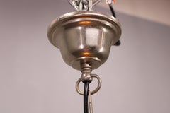 1970's Glass Pendant Light, Czechoslovakia