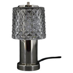1970s Glass Table Lamp by Kamenicky Senov, Czechoslovakia