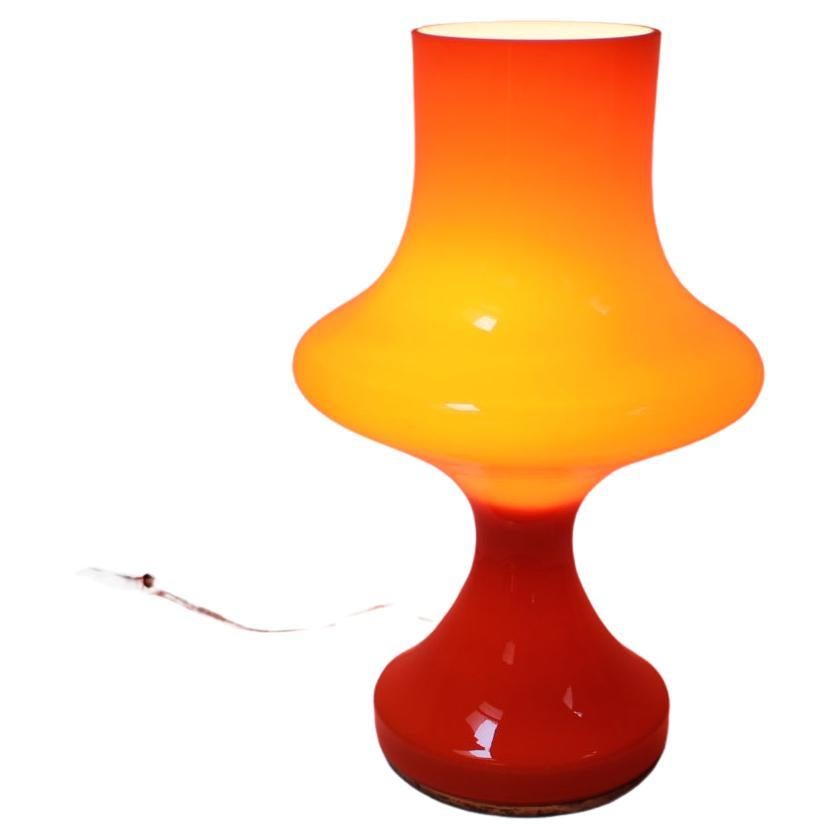 1970s Glass Table Lamp by Stepan Tabery, Czechoslovakia For Sale