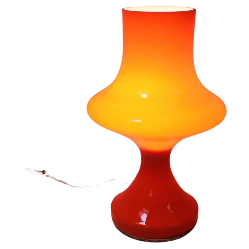 1970er Glas-Tischlampe von Stepan Tabery, Tschechoslowakei